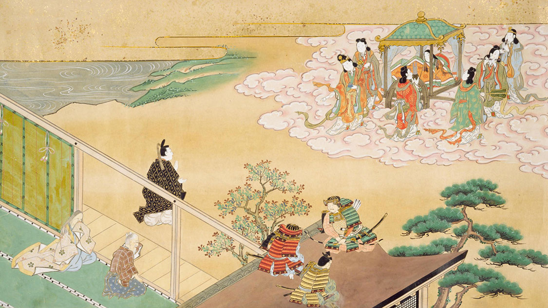 かぐや姫の昇天（出典：国立国会図書館デジタルコレクション）