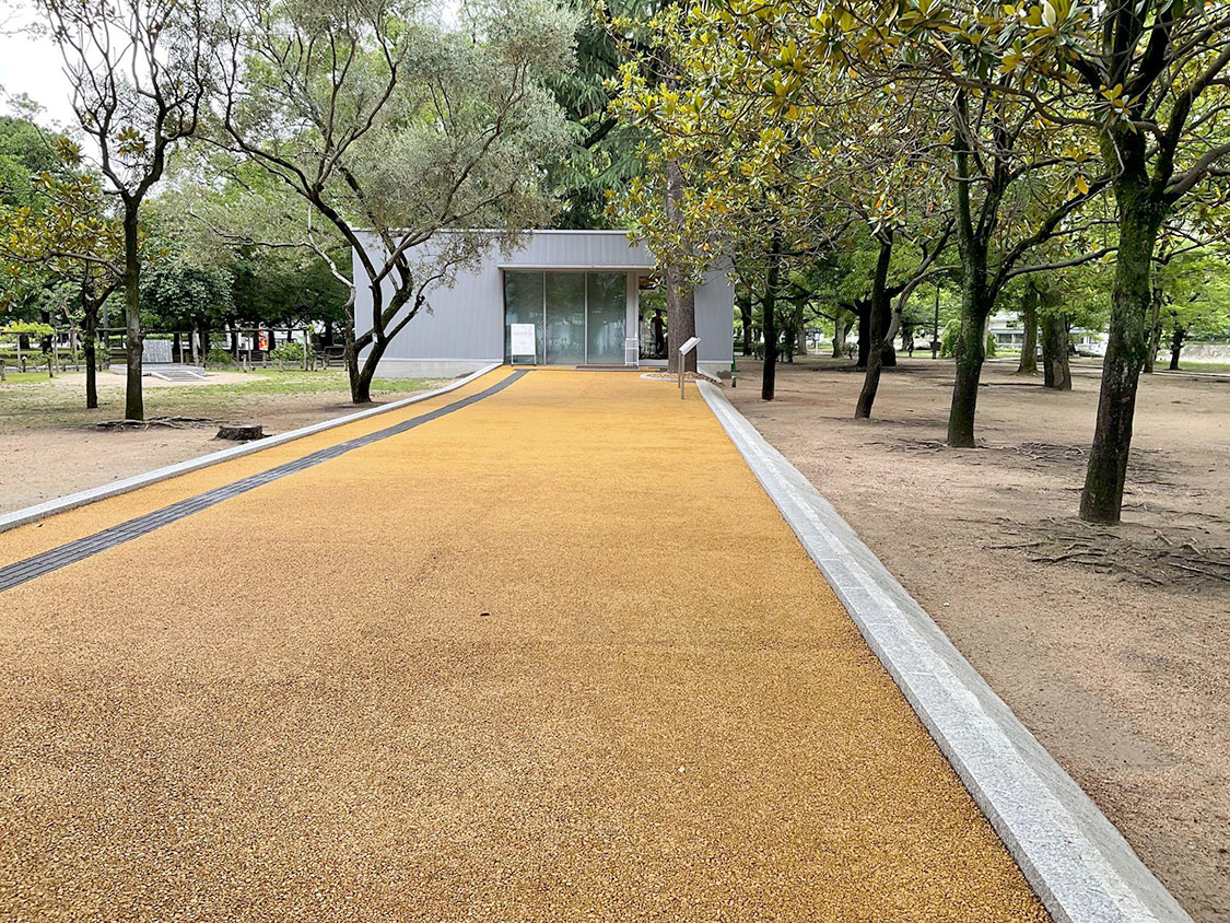 被爆遺構展示館は、2022年に完成したばかり。