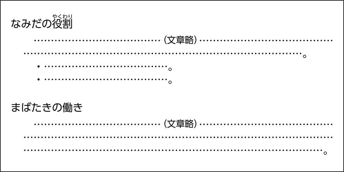 【眼科のホームページの一部】