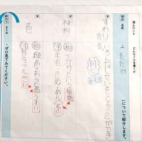 練習(説明文をもとにして書く)