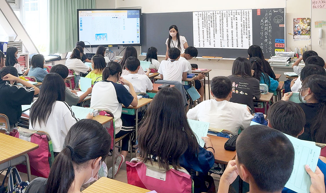 振り返りシートを確認