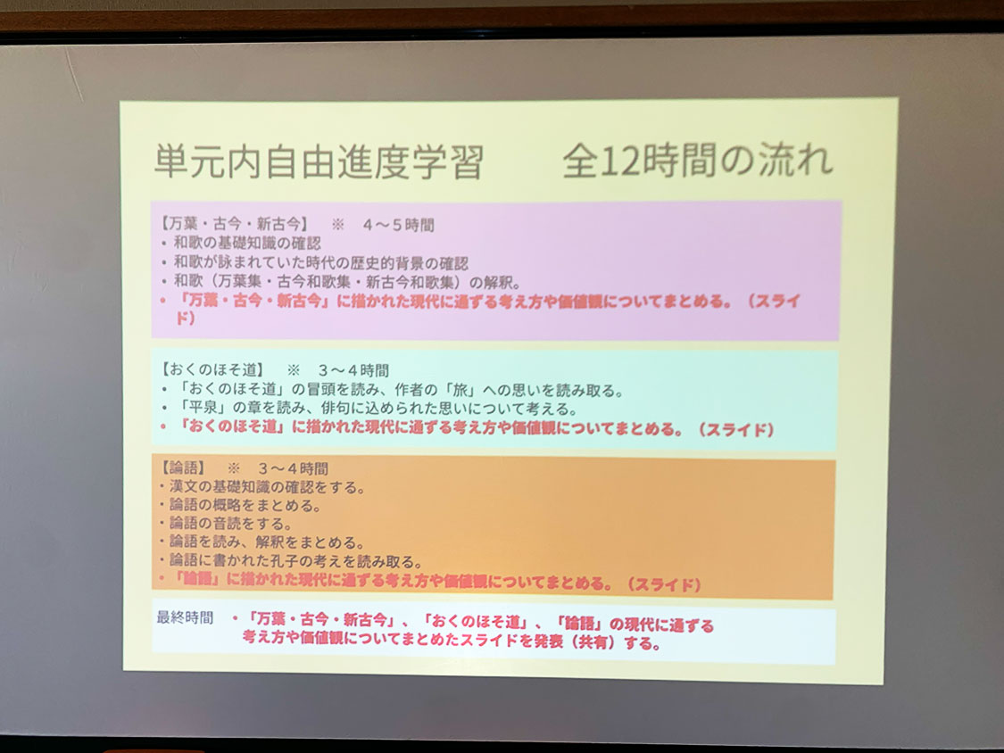 単元全12時間の流れ