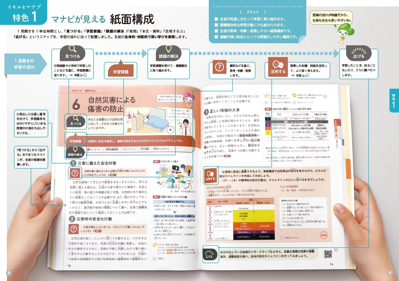 マナビが見える紙面構成
